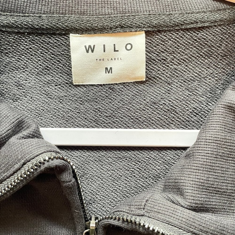 New! WILO the Label Bella 1/2 Zip Top in Vintage Black - Picture 4 of 12